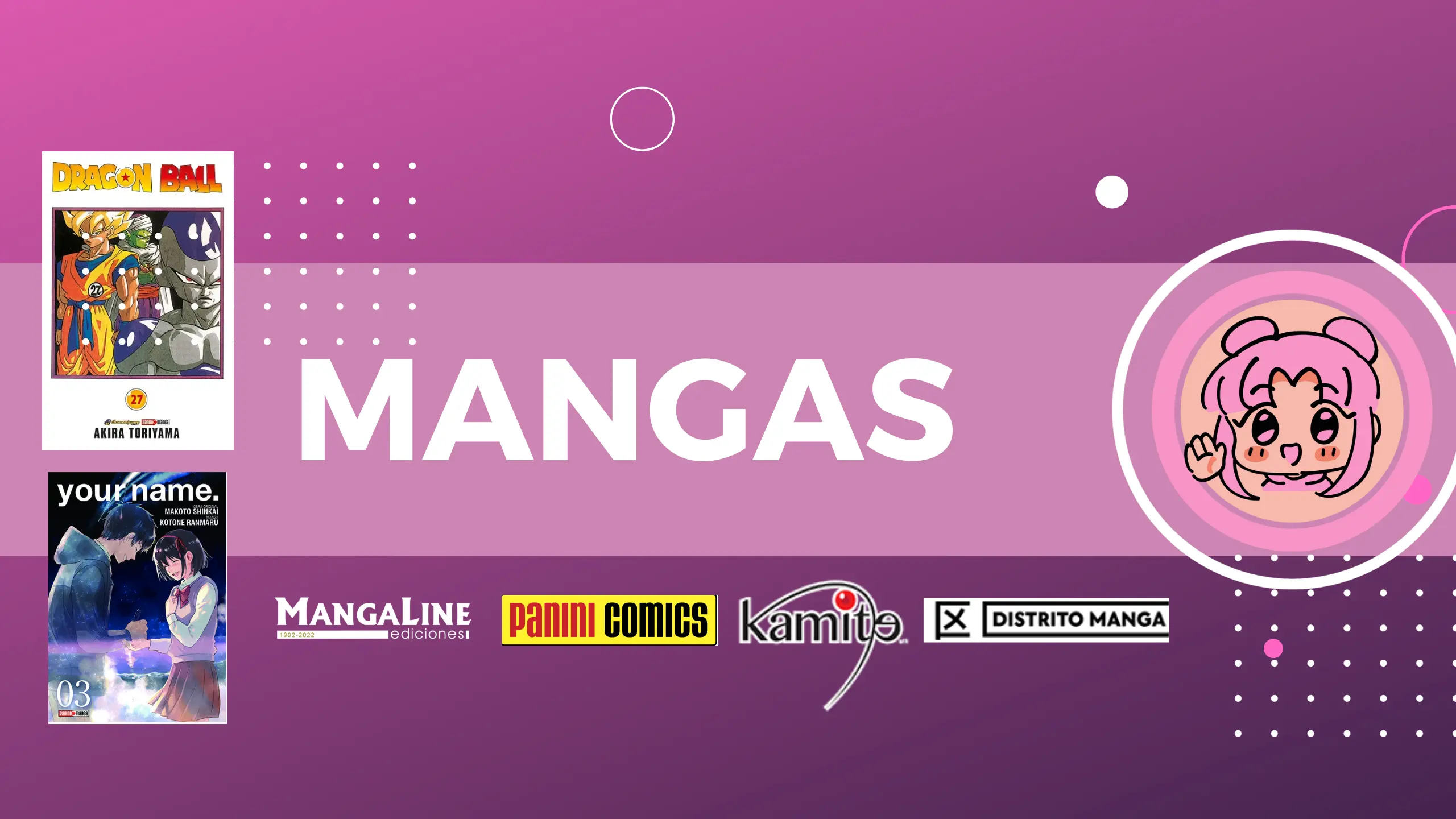 Banner principal de mangas